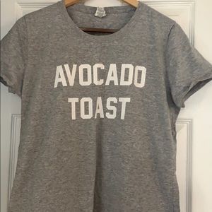 Avocado toast tee, size xl